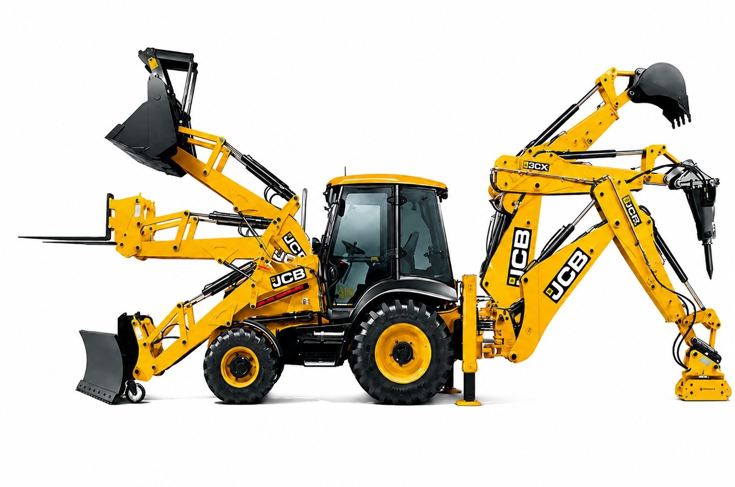 Heavy equipment at a work site